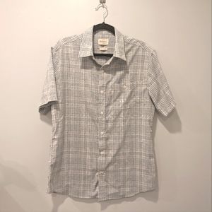 Weatherproof Vintage Wrinkle-Resistant Shirt-Sleeve Button-Down Shirt